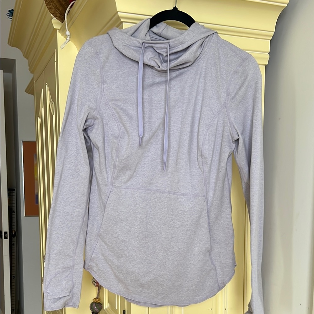 Zella Women's Light Gray Hoodie Top. Super soft